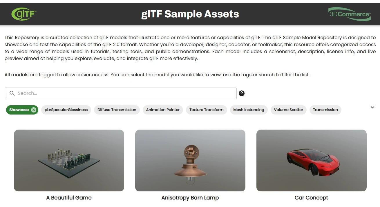 Khronos Sample Assets